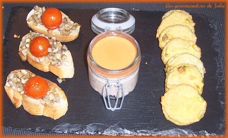 Amuses-bouche : beignets de courgettes, tapas de tomates cerises et champignons recettes legumes Beignets de courgettes et dasperges au cumin et curcuma