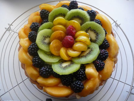 recettes dessert Tarte briochée aux fruits de saison 