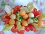  Salade d’été
Salade de tomate méli-melo( du chef Custos
------------9292F8B7-F8A8-773E-B954-336DBA