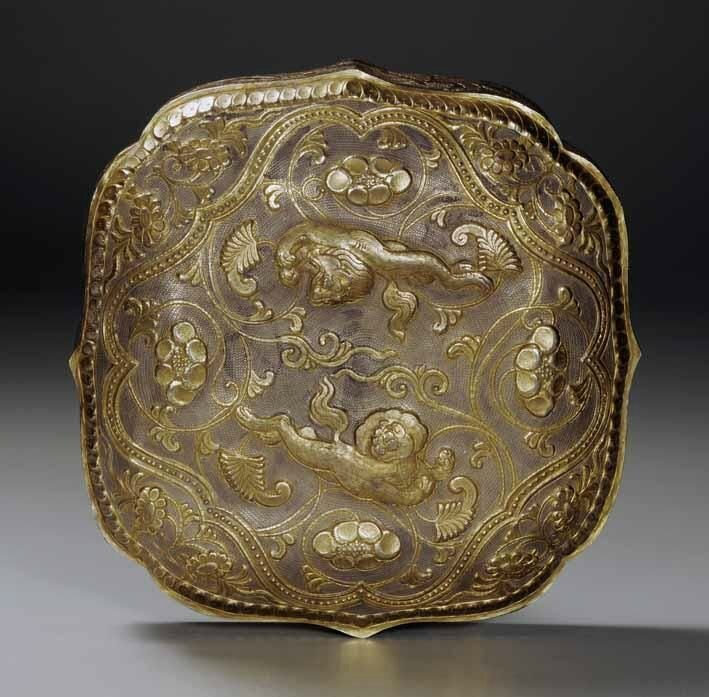 Bonhams : A GILT COPPER ALLOY FIGURE OF JIGTEN SUMGON