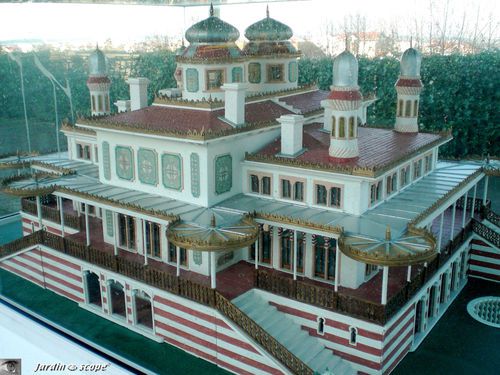 Maquette du Casino Mauresque détruit par un incendie en 1977