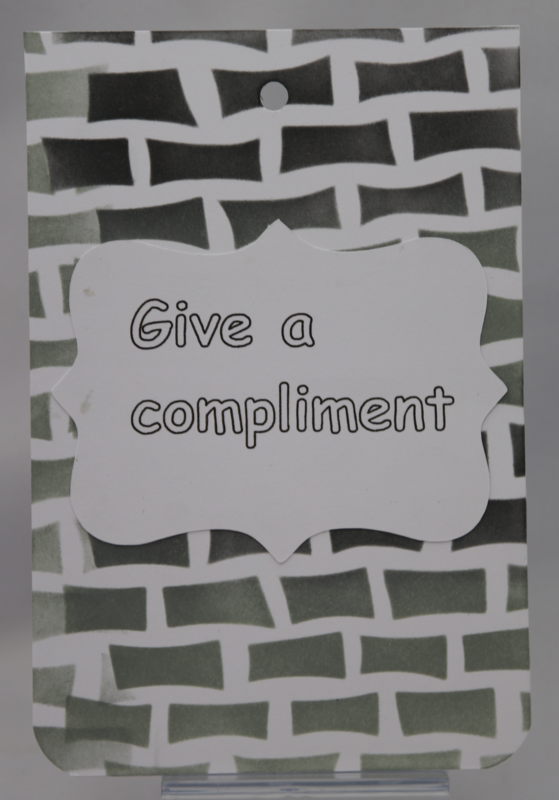 page verso compliment