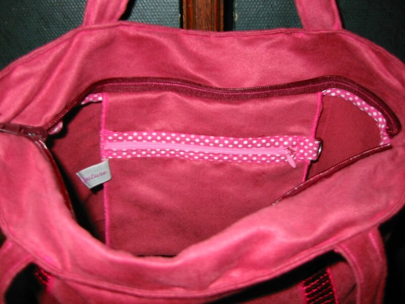 sac paillette rose 2