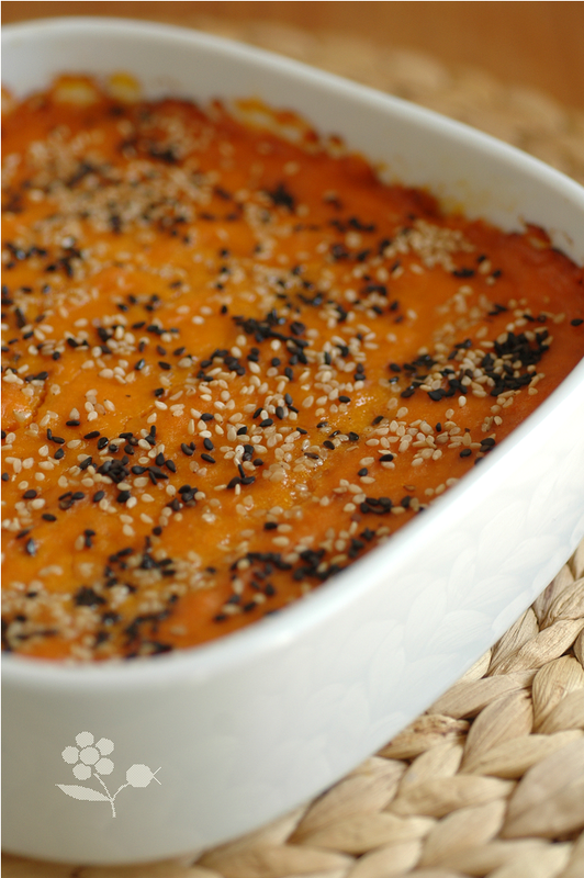 Gratin acidulé potimarron-pomme