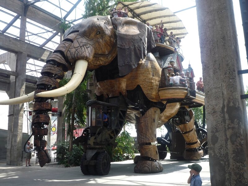 l'éléphant de l'Ile des Machines de Nantes
