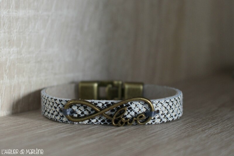 fin bracelet serpent LOVE (2)