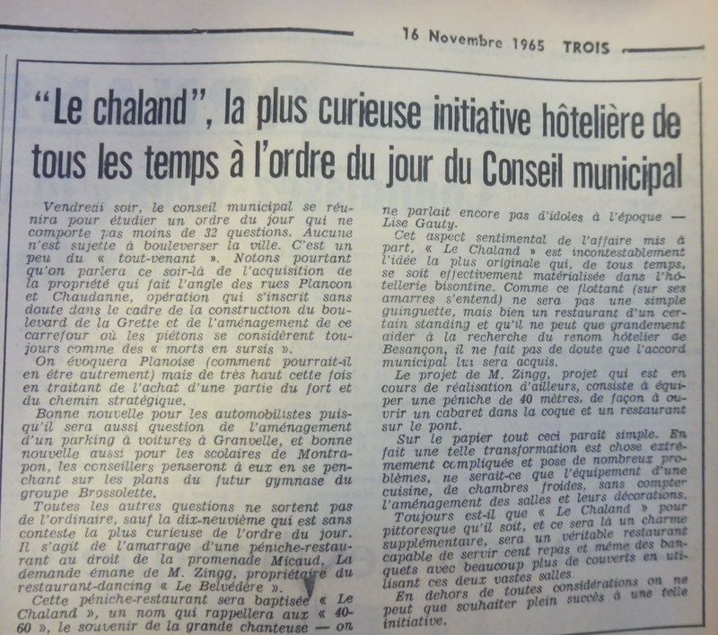 le chaland 16 11 1965