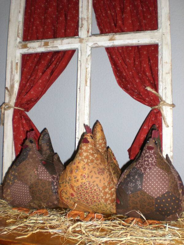 drie dames hen