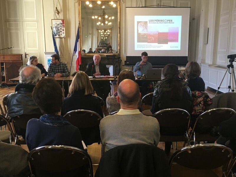 Jean-Pierre Carnet-James Bouquard-Quand-même-Sylvie Nocquet-Ludovic Coudrat-périscope-Avranches-PETR-public-2018-réunion