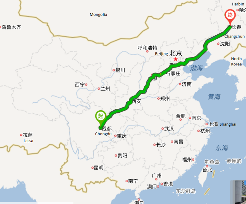 Changchun map