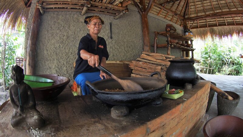 Préparation du café Kopi Luwak