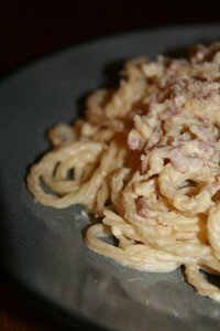 recettes Courge spaghetti façon carbonara **
