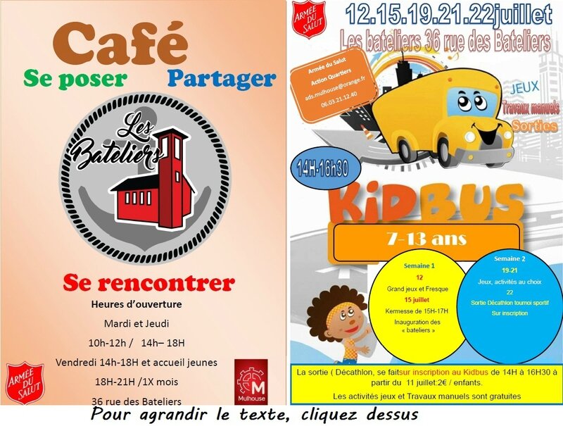 Quartier Drouot - Café solidaire et animation KidBus