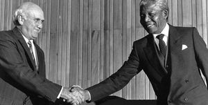 Mandela et De Klerk