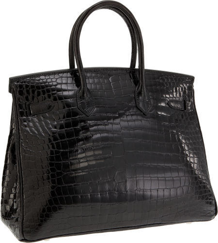 Black crocodile birkin hotsell
