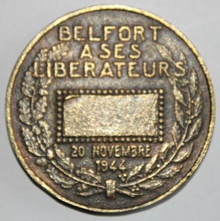 7 Médaille Belfort 1944 Verso RR