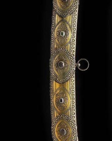 An_historic_gem_set_and_gilt_silver_mounted_Islamic_saber_attributed_to_Tipu_Sultan_and_captured_at_the_Siege_of_Seringapatam_in_17994