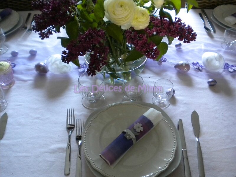 Table poétique de Pâques autour du lilas 5