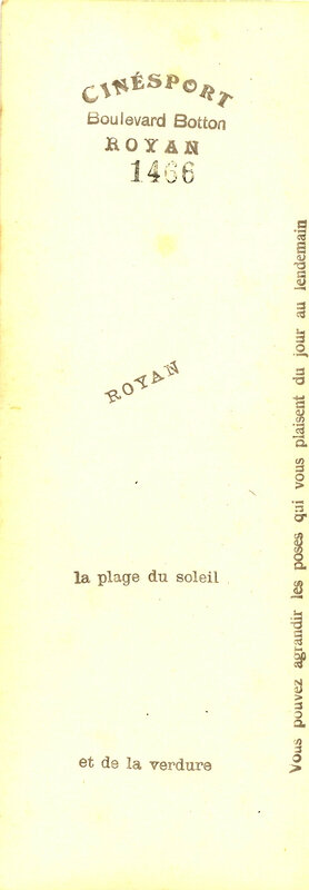 1931 09 20 Cinesport Royan