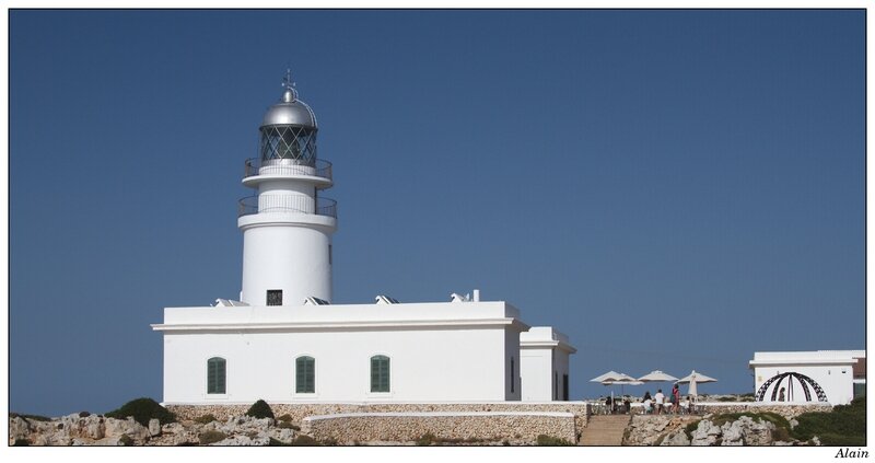le phare du cap de cavalleria, à l'extrême nord de l'île