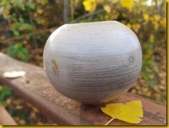 vase rond sigillée cuit au bois