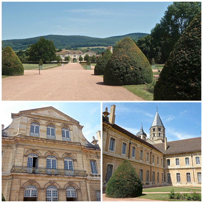 arrière de l'abbaye de Cluny