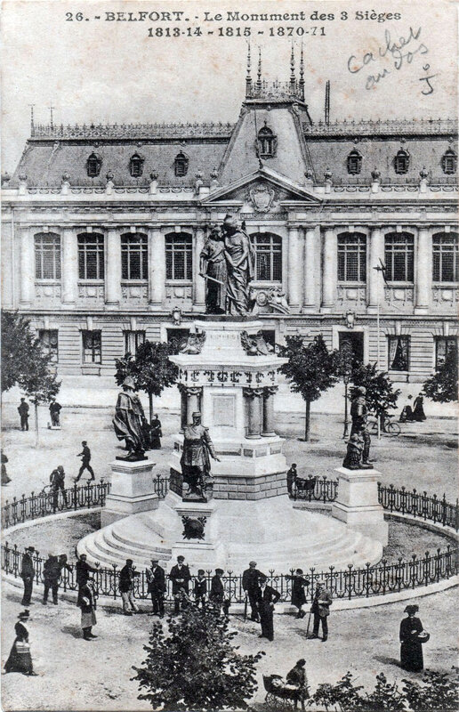 Belfort Monument 3 Sièges Schmitt n° 26 BF R