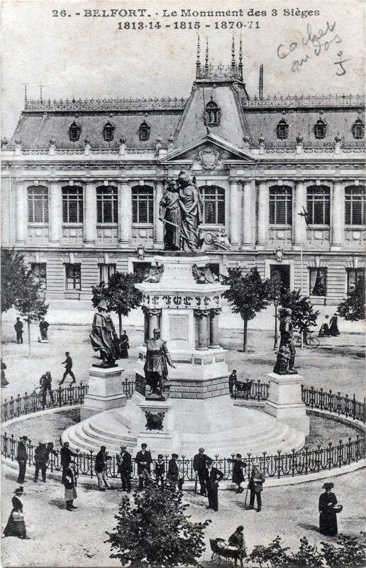 Belfort Monument 3 Sièges Schmitt n° 26 BF R