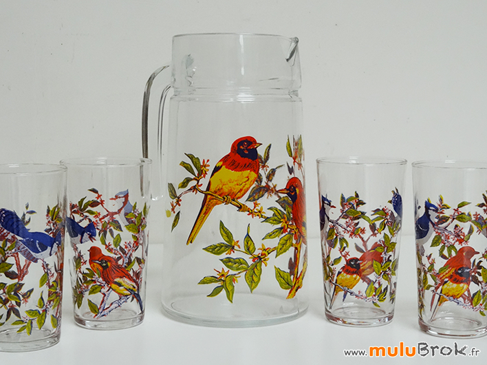 PICHET-VERRES-Oiseaux-Luminarc-2-muluBrok