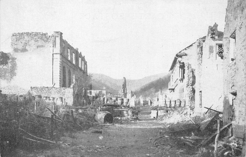 CPA Steinbach Détruit lors de la WW1