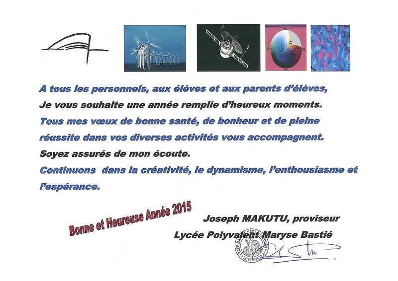 Voeux2015LMB_Proviseur_Personnels