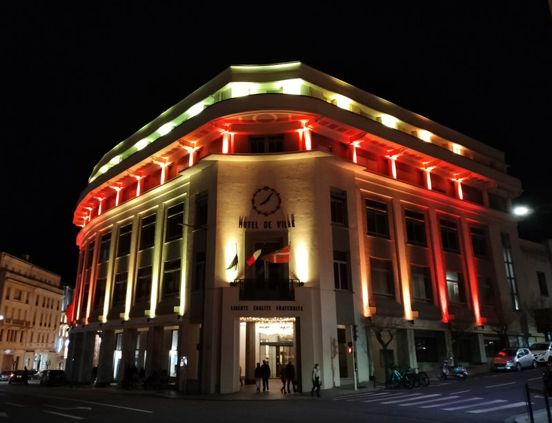 Biarritz, Biarritz en lumières 2021, Hôtel de ville