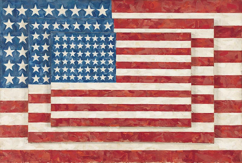 jasper-johns-three-flags-1958-whitney-museum-of-american-art-new-york-copyright-photo-2021-jasper-johns-licensed-vaga-artists-rights-society