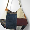 Upcycling: sacs besaces patchwork