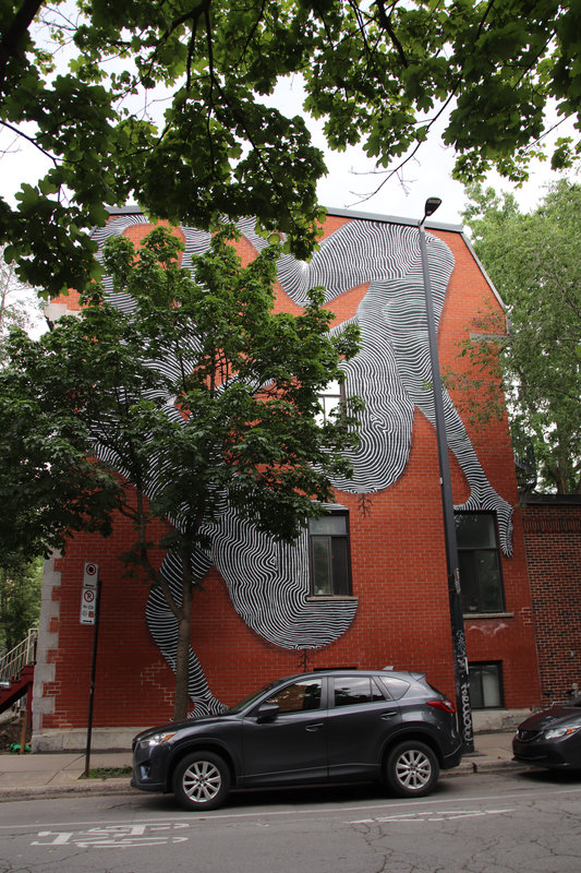 fresque murale , Montréal QC , Canada 