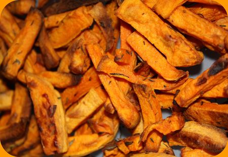 Frites de patates douce au four recettes Frites allégées