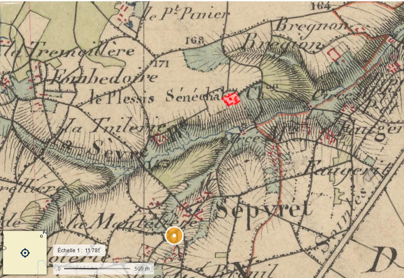 Juin 1451 Permission de relever les fortifications du Plessis-Sénéchal en la châtellenie de Lusignan, octroyée à Jean de Mortemer, seigneur dudit lieu et de Couhé