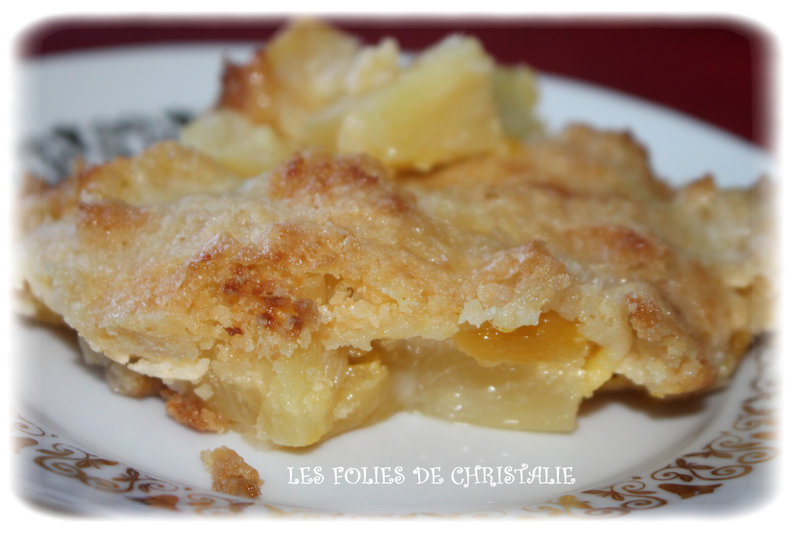 Crumble mangue ananas 5