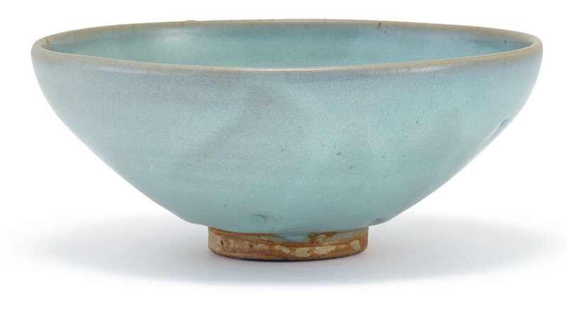 A Junyao blue-glazed bowl, Song-Jin dynasty (960-1234)