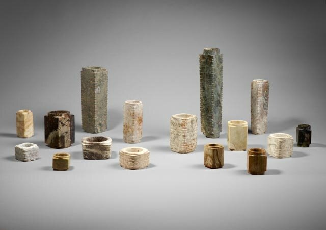 Collection of cong, China, Liangzhu to Western Zhou dynasty, 3rd millennium B