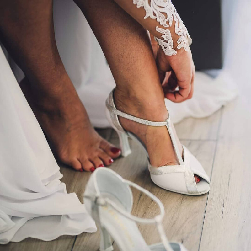porter chaussures de mariage