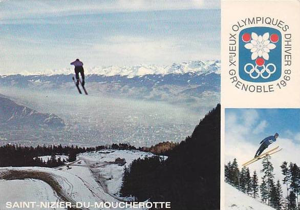 CPM JO 1968 Grenoble Saint Nizier