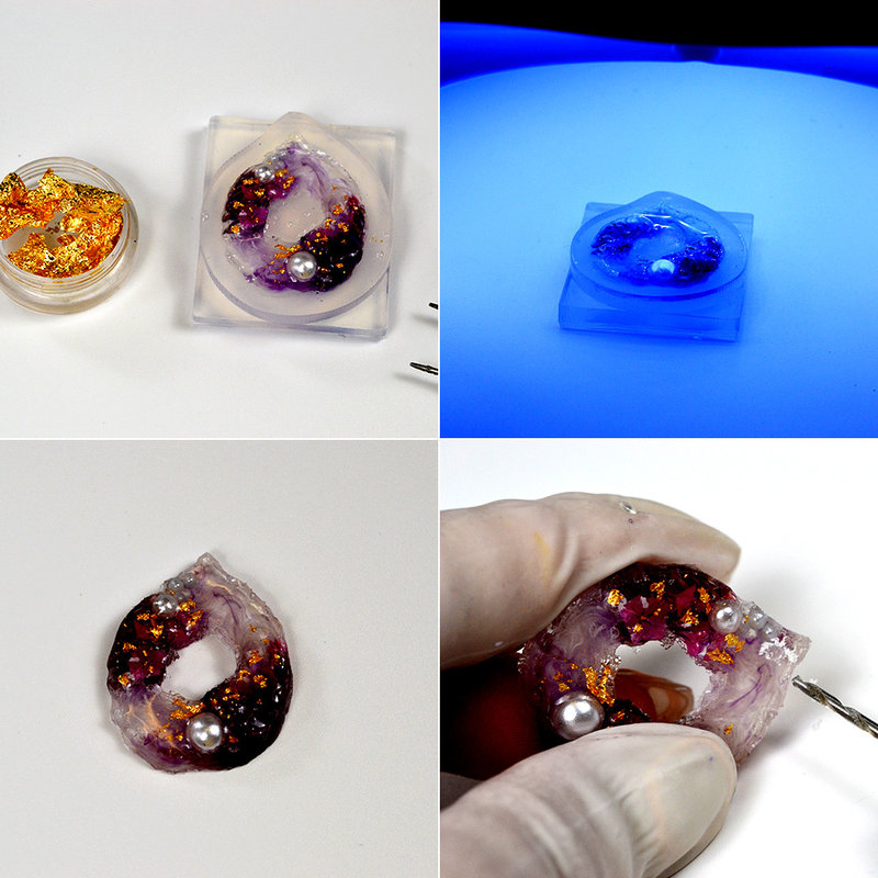 PandaHall-Idea-on-Purple-Earrings-With-Big-Hoop-Made-Of-Resin-4