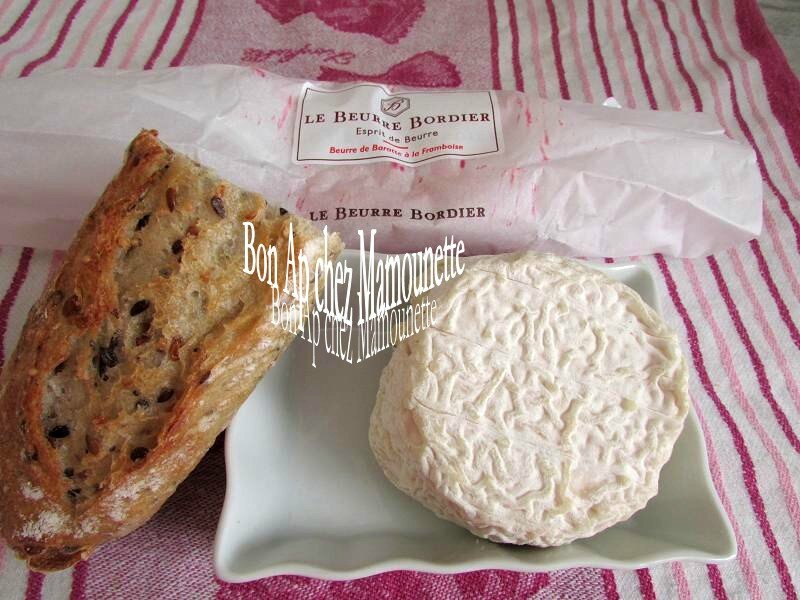 Bouchots 2015 et beurre salé à la framboise de chez Bordier 002