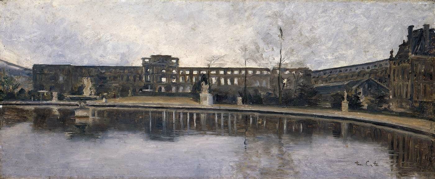 Ten Cate, ruines des tuileries 2, 1880
