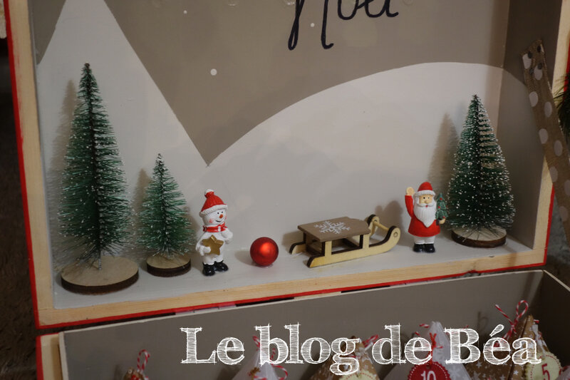 DIY calendrier de l'Avent en planches de palette
