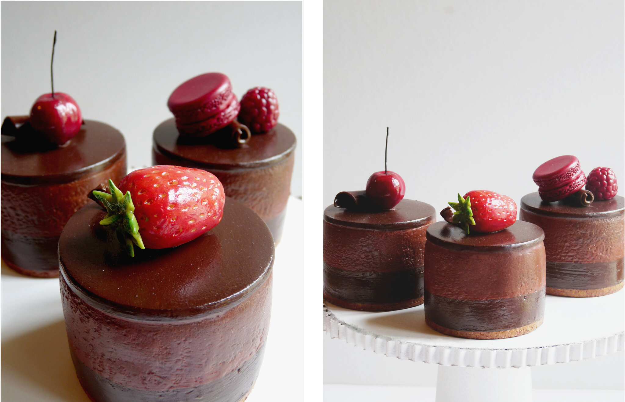 Parfaits chocolat,, vitrines Les Rêveries, Toulouse