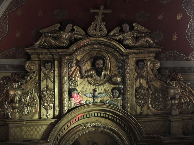 Cambo-les-Bains, église Saint-Laurent, intérieurs, retable détail (64)