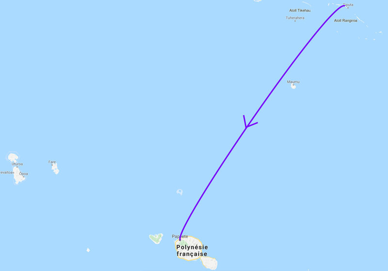vol Rangiroa - Tahiti