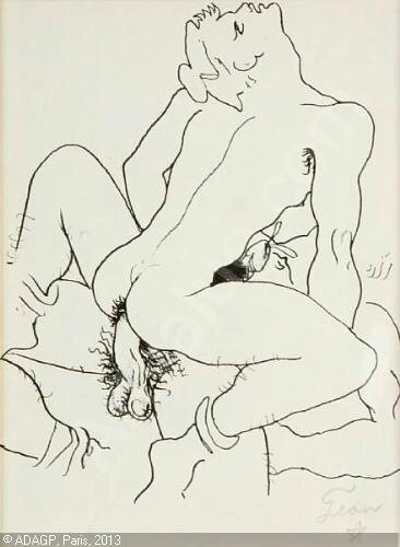 Jean Cocteau - Illustration pour Querelle de Brest